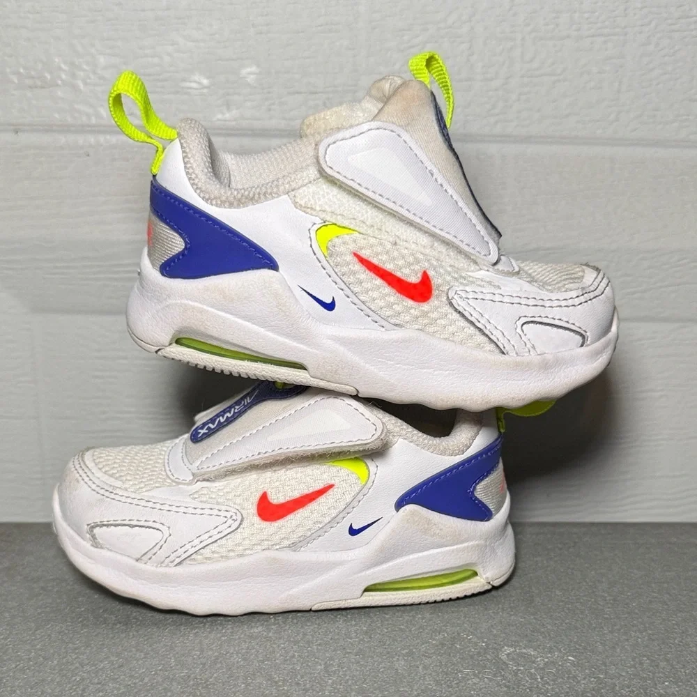 Nike Kids Toddler Air Max Bolt Shoes Size 6 Blue White